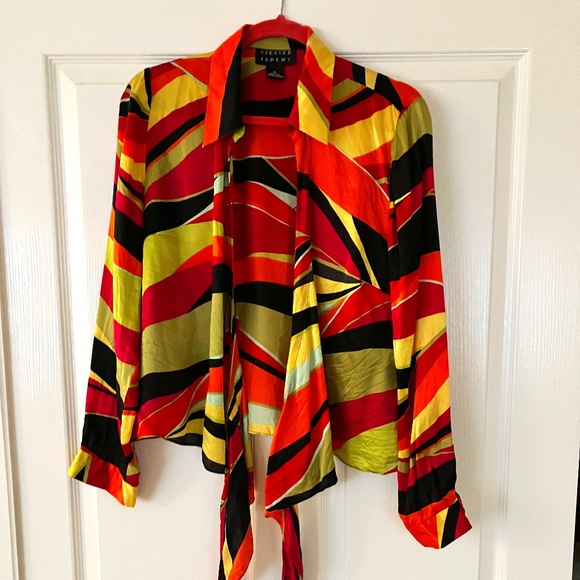 Vintage Jeremy Spencer Silk Top - Picture 1 of 9